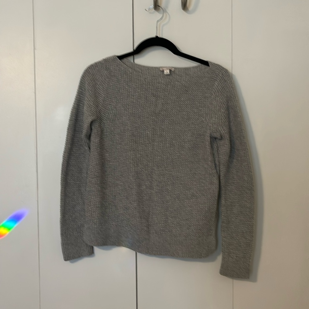 Gray sweater